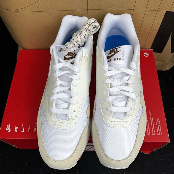 NEW Nike Air Max 1 SC Sail White Coconut Milk Tan FN6983-100 Men Size 10